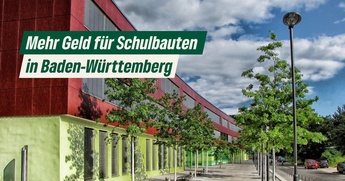 Land erhöht Schulbauförderung