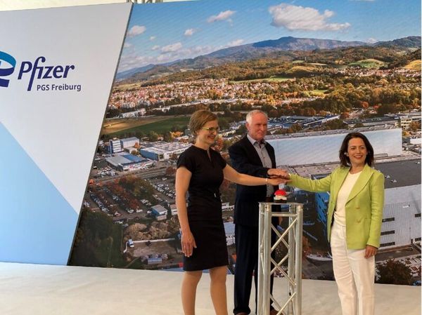 Eröffnung der neuen Pfizer High-Containment-Fabrik am 24. Mai in Freiburg