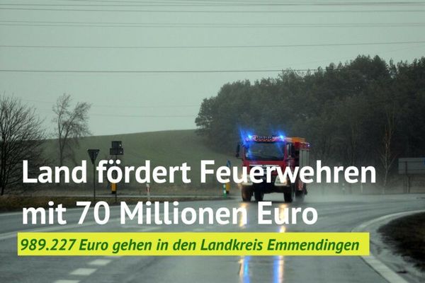 70 Millionen für Feuerwehren