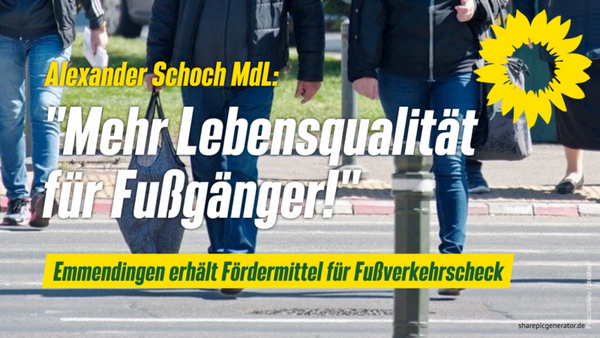 „Mehr Lebensqualität für Fußgänger“
