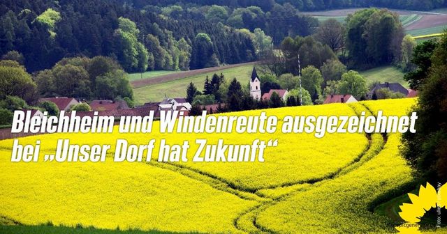 Bleichheim und Windenreute bei „Unser Dorf hat Zukunft“ ausgezeichnet