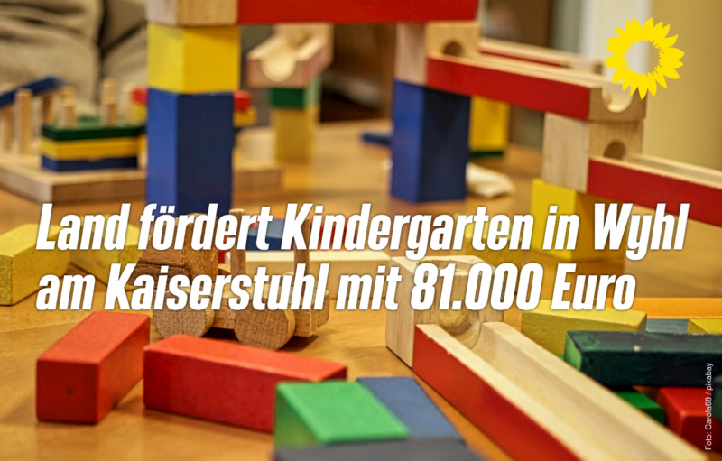 Land fördert Kindergarten in Wyhl am Kaiserstuhl mit 81.000 Euro