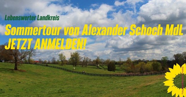 Aktualisiert: Sommertour von Alexander Schoch MdL