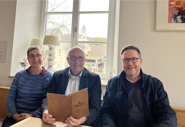 Besuch im "Rothüs-Café" in Kiechlinsbergen