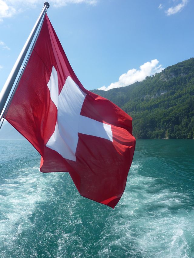 Auf dem Vierwaldstätter See - in der Nähe vom Rütli