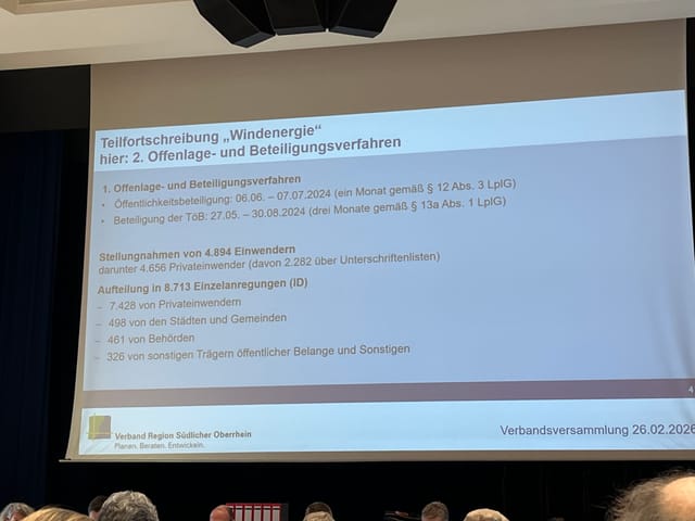 „Wichtiger Schritt nach vorn“ - Grüne begrüssen 2. Offenlage Windenergie im Regionalplan