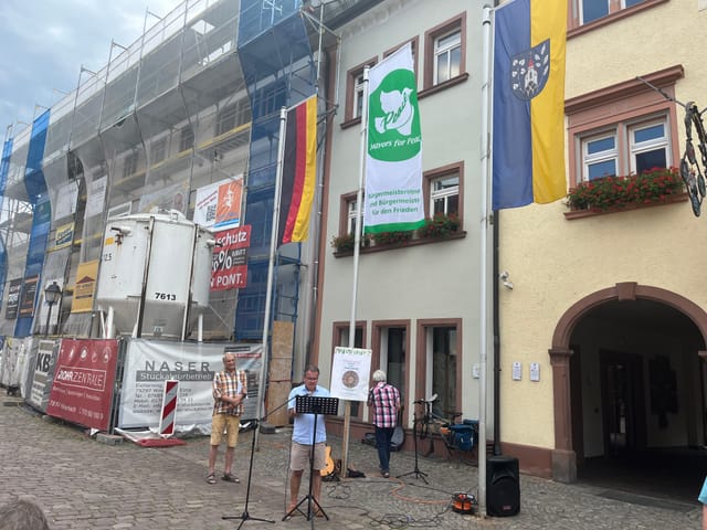 Waldkirch muss weiterhin Mitglied bei Mayors for Peace bleiben – das ist kommunale Friedenspolitik